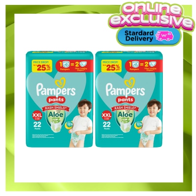 PAMPERS PAMPERS BABY DRY PANTS VAL XXL 22S X 2