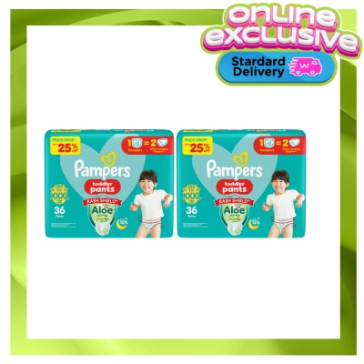 PAMPERS PAMPERS BABY DRY PANTS SJ 3XL 36S X 2