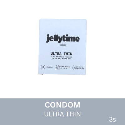 JELLY TIME JELLYTIME Ultra-Thin Condoms Pack 3s