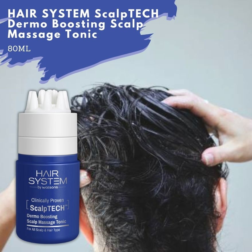 WATSONS Hair System Scalptech Dermo Boosting Scalp Massage Tonic 80ml