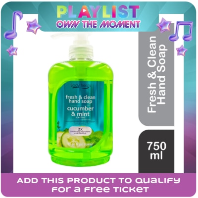 BODY TREATS - BODY TREATS Fresh And Clean Cucumber & Mint Scented 750ml