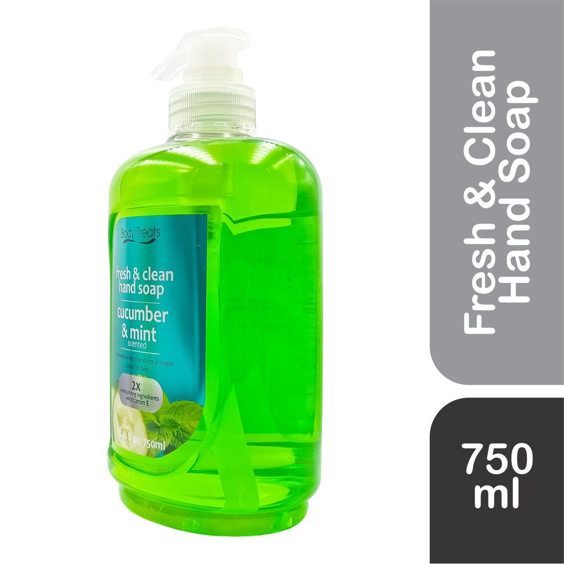 BODY TREATS Fresh And Clean Cucumber & Mint Scented 750ml