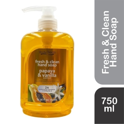 BODY TREATS BODY TREATS Fresh And Clean Papaya & Vanilla Scented 750ml
