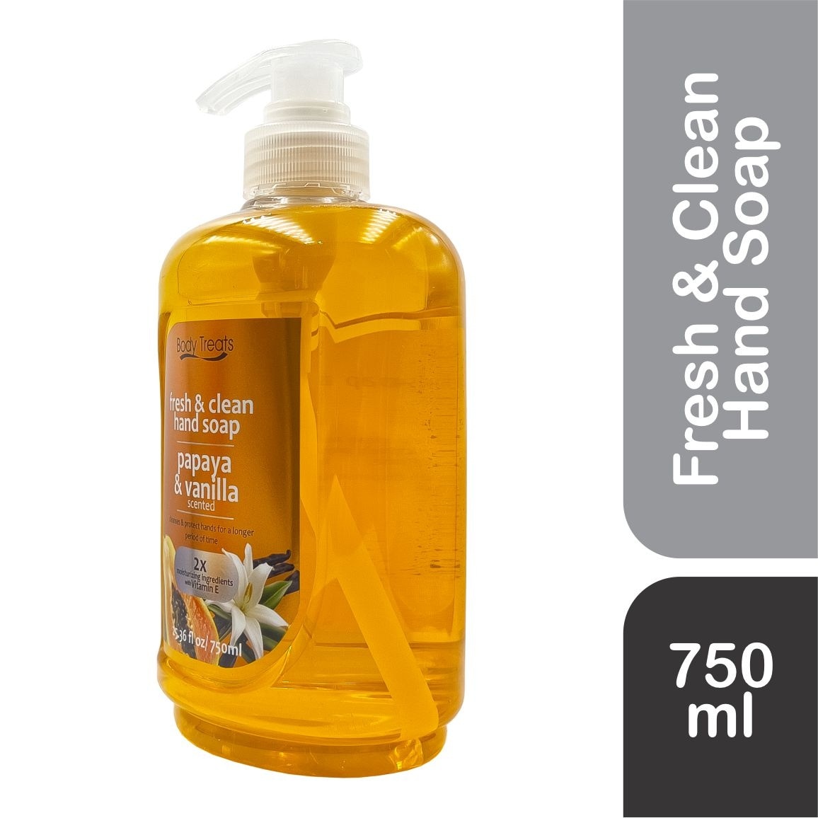 BODY TREATS Fresh And Clean Papaya & Vanilla Scented 750ml