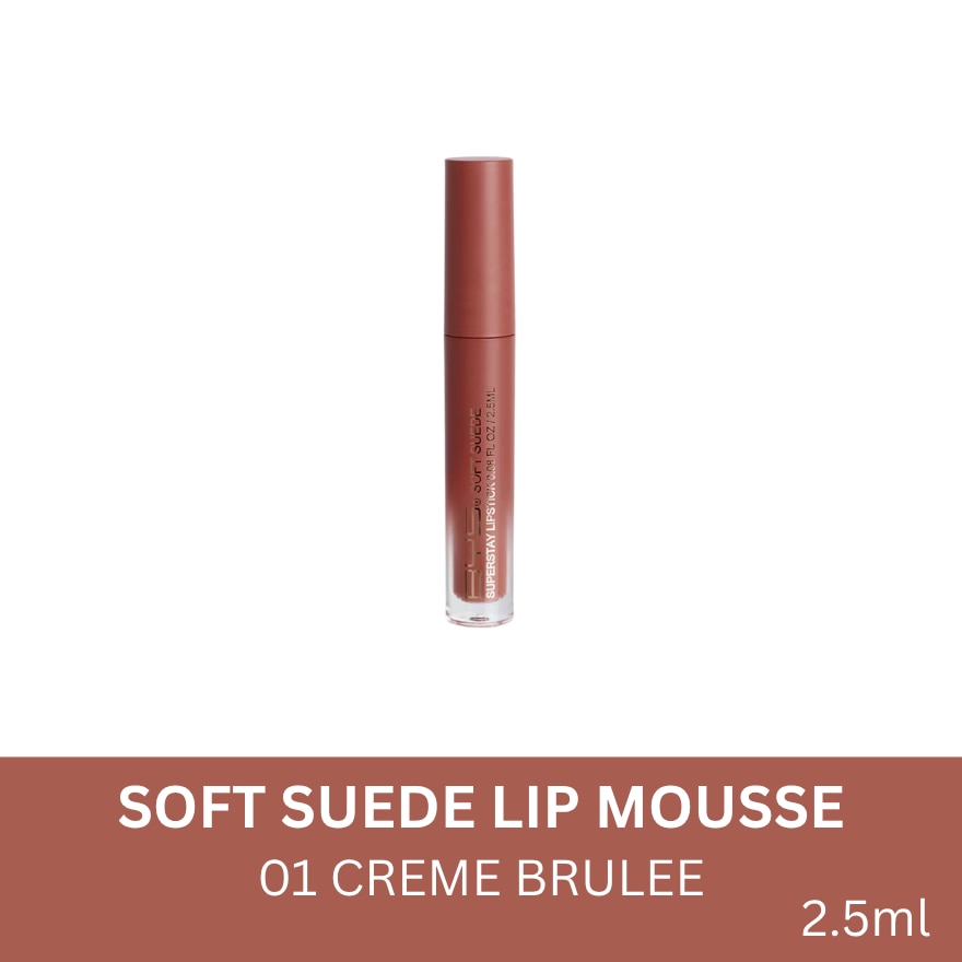 BYS Soft Suede Lip Mousse 01 Creme Brulee 2.5ml