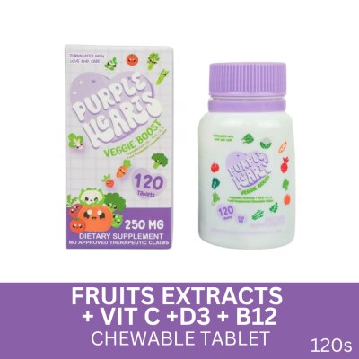 PURPLE HEARTS PURPLE HEARTS Veggie Boost 250mg 120 Tablets