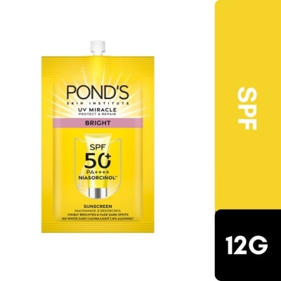 PONDS PONDS UV Miracle Bright Sunscreen SPF 50+ PA++++ 12g