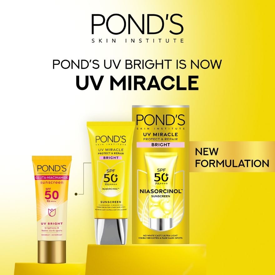 PONDS UV Miracle Bright Sunscreen SPF 50+ PA++++ 12g