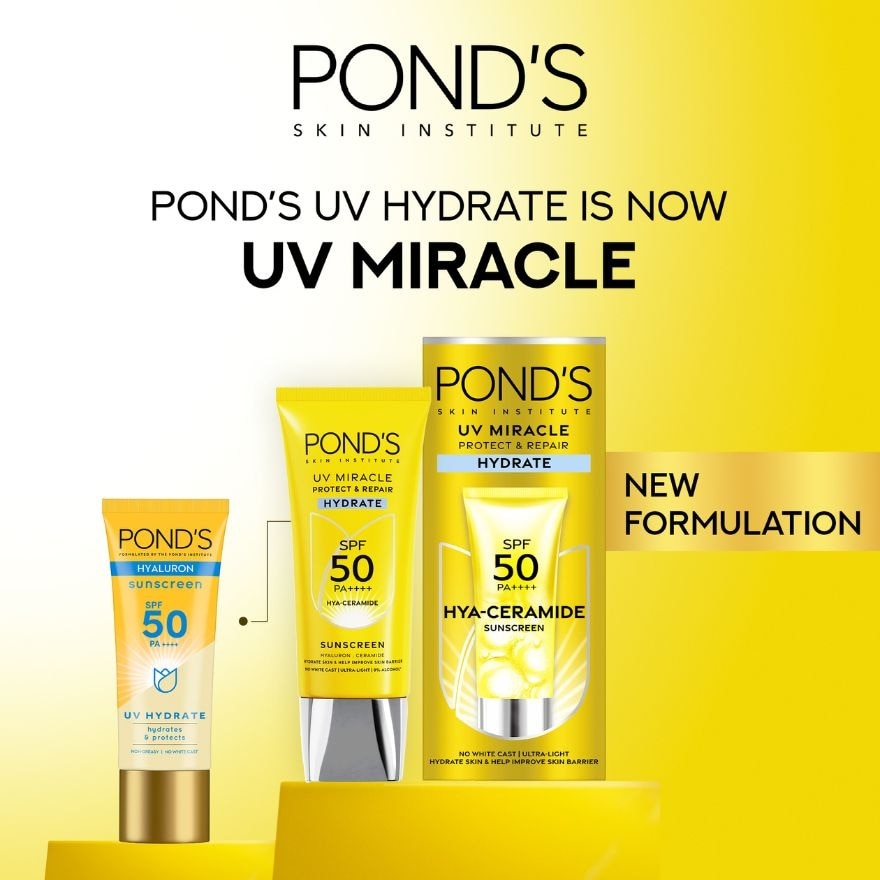 PONDS UV Miracle Hydrate Sunscreen SPF 50 PA++++ 12g