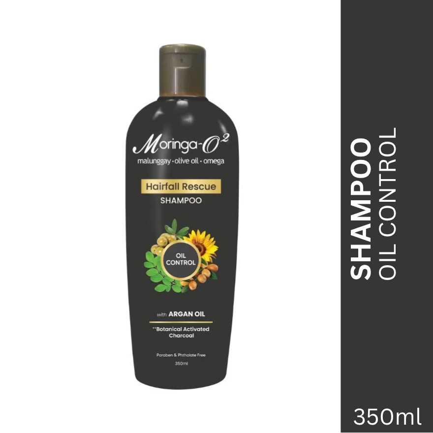 MORINGA-O2 Hair Fall Rescue Shampoo with Argan Oil 350ml