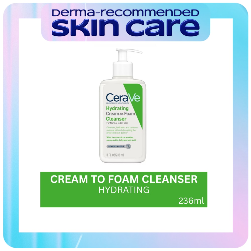 Hydrating Cream To Foam Cleanser 236ml image