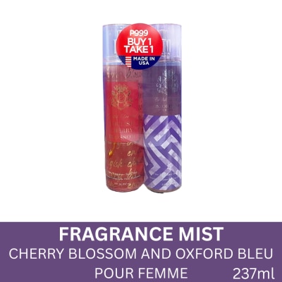 ENGLISH LAUNDRY ENGLISH LAUNDRY Cherry Blossom & Oxford Bleu Pour Femme Body Mist 237ml