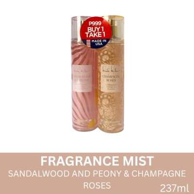 NICOLE MILLER NICOLE MILLER Sandalwood and Peony & Champagne Roses Body Mist 237ml