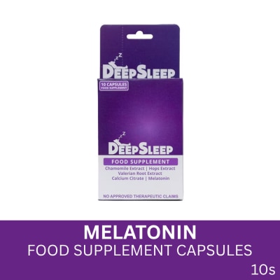 DEEPSLEEP DEEPSLEEP Melatonin Food Supplement 10 Capsules