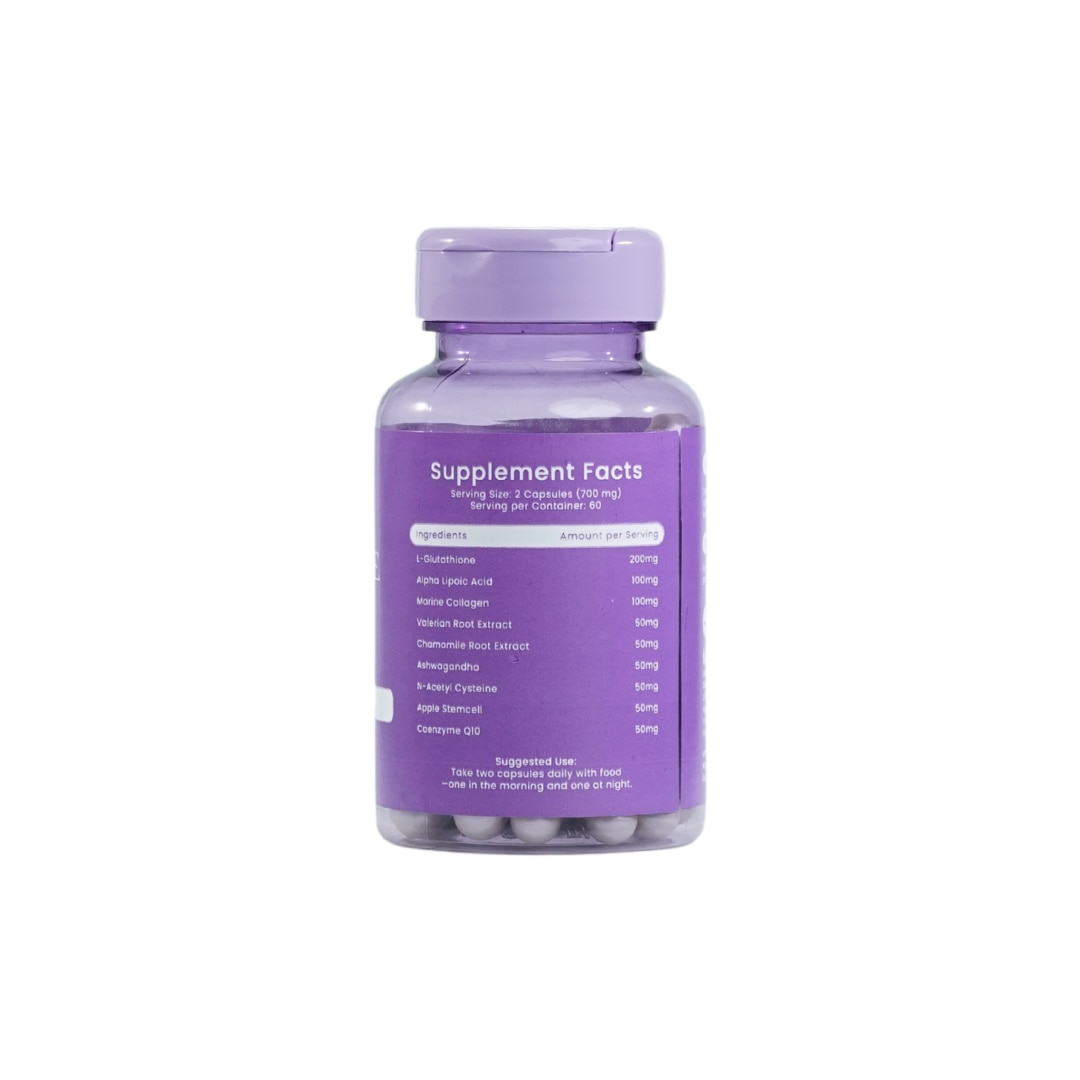 MOGATHIONE Stress Relief Youthful Glow Whitening Supplement 60 Capsules
