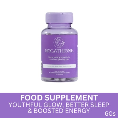 MOGATHIONE MOGATHIONE Stress Relief Youthful Glow Whitening Supplement 60 Capsules