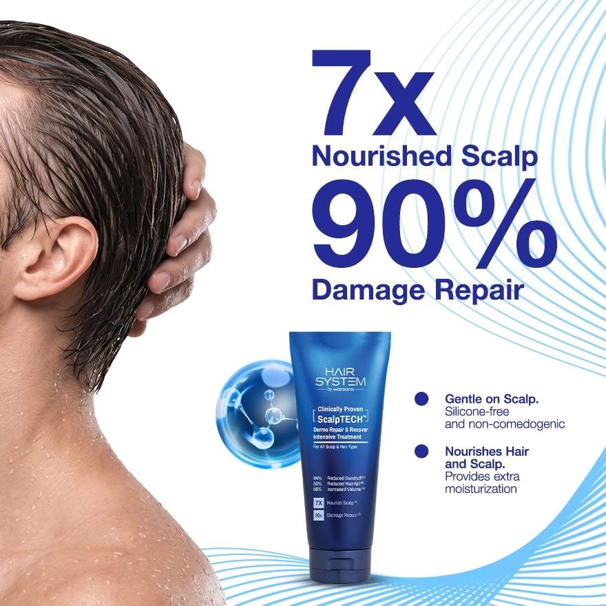 WATSONS Hair System Scalptech Dermo Repair & Recover Intensive Treatment 200ml image