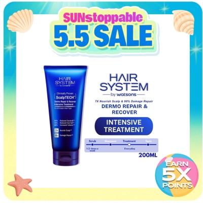 HAIR SYSTEM WS - WATSONS Hair System Scalptech Dermo Repair & Recover Intensive Treatment 200ml