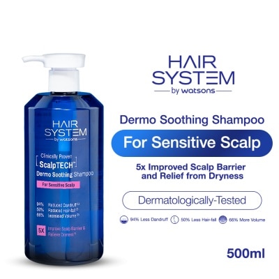 HAIR SYSTEM WS - WATSONS Hair System Scalptech Dermo Soothing Shampoo for Sensitive Scalp 500ml image