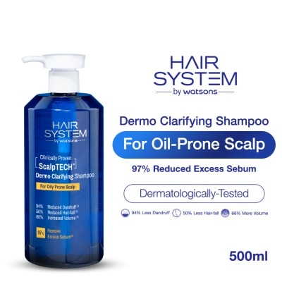 HAIR SYSTEM WS - WATSONS Hair System Scalptech Dermo Clarifying Shampoo for Oily Prone Scalp 500ml image