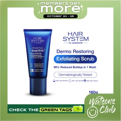 HAIR SYSTEM WS WATSONS Hair System Scalptech Dermo Restoring Exfoliating Scrub 160g image