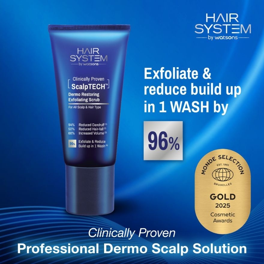 WATSONS Hair System Scalptech Dermo Restoring Exfoliating Scrub 160g