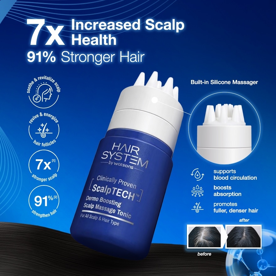 WATSONS Hair System Scalptech Dermo Boosting Scalp Massage Tonic 80ml image