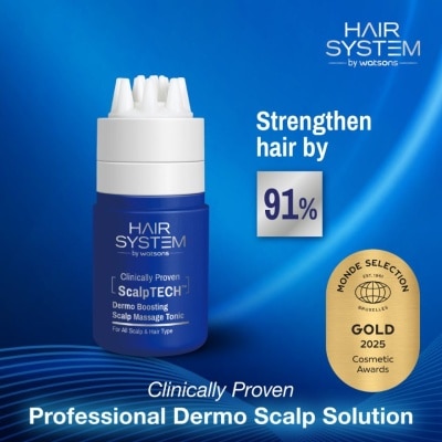 HAIR SYSTEM WS - WATSONS Hair System Scalptech Dermo Boosting Scalp Massage Tonic 80ml
