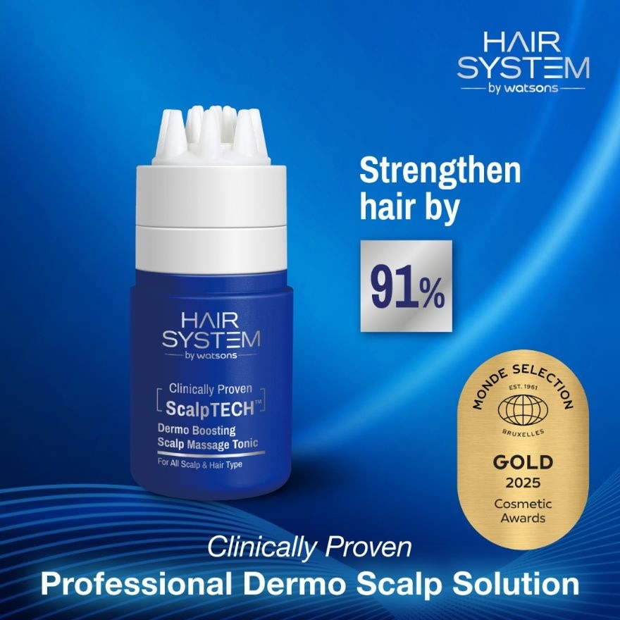 WATSONS Hair System Scalptech Dermo Boosting Scalp Massage Tonic 80ml