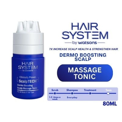 HAIR SYSTEM WS WATSONS Hair System Scalptech Dermo Boosting Scalp Massage Tonic 80ml