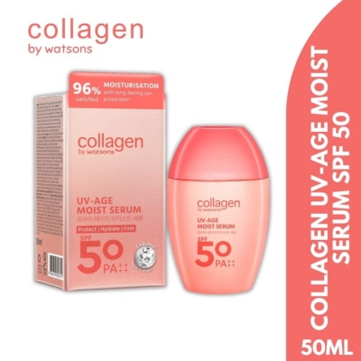 COLLAGEN WS - WATSONS COLLAGEN UV-Age Moist Sun Serum SPF 50 PA++++ 50ml