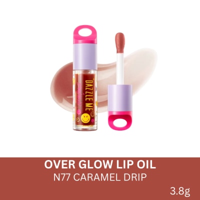 DAZZLE ME DAZZLE ME x Smiley World Over Glow Lip Oil N77 Caramel Drip 3.8g