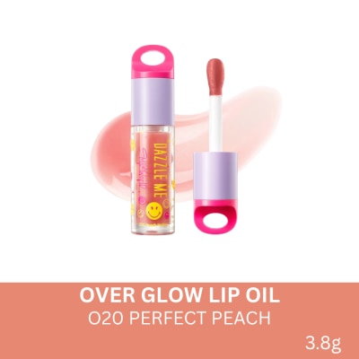 DAZZLE ME DAZZLE ME X Smiley World Over Glow Lip Oil 020 Peach Perfect 3.8g