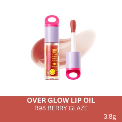 DAZZLE ME DAZZLE ME x Smiley World Over Glow Lip Oil R98 Berry Glaze 3.8g