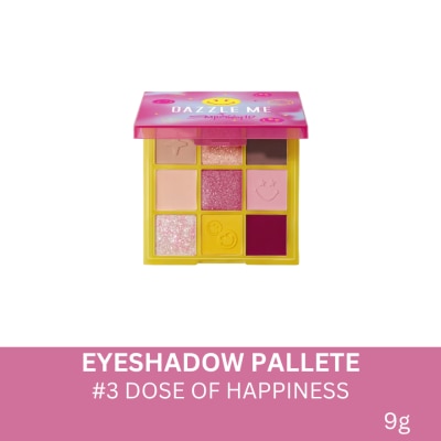 DAZZLE ME DAZZLE ME x Smiley World Eyeshadow Pallete #03 Dose of Happines 9g