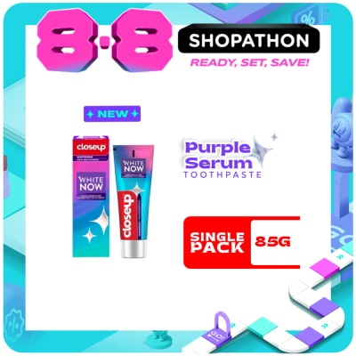 CLOSE UP - CLOSEUP White Now Purple Serum Toothpaste Twin Pack 100g image