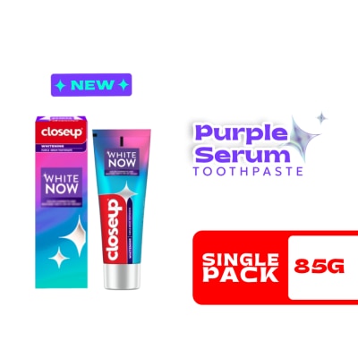 CLOSE UP CLOSEUP White Now Purple Serum Toothpaste Twin Pack 100g