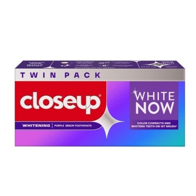 CLOSE UP CLOSEUP White Now Purple Serum Toothpaste Twin Pack 100g