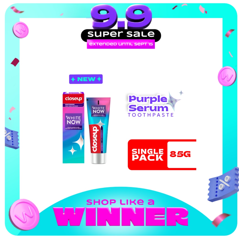 CLOSEUP White Now Purple Serum Toothpaste 85g image