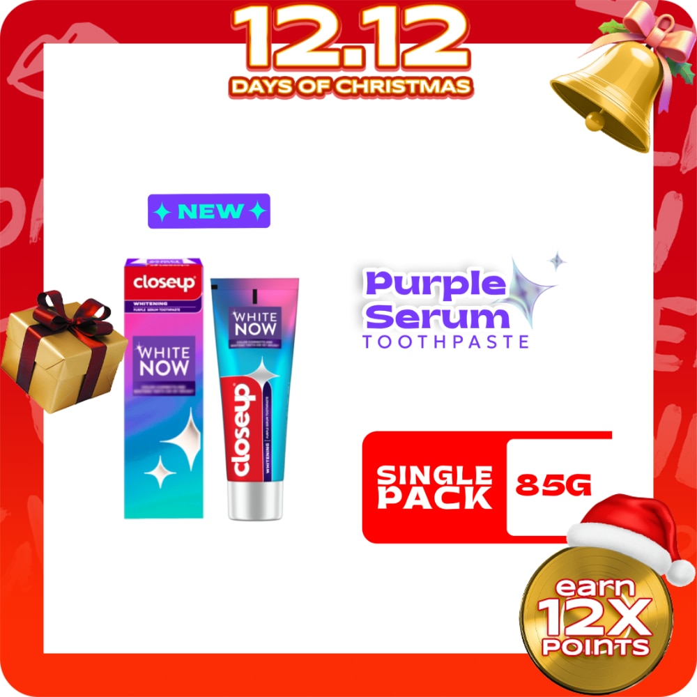 CLOSEUP White Now Purple Serum Toothpaste 85g