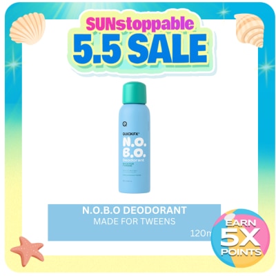 QUICKFX - QUICK N.O.B.O Deodorant Made for Tweens 120ml