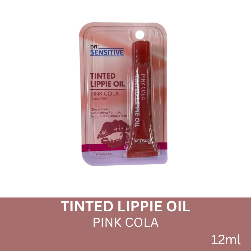 DR SENSITIVE Tinted Lippie Oil Pink Cola 12ml
