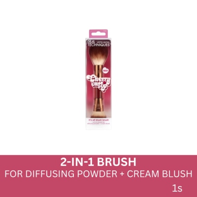 REAL TECHNIQUES REAL TECHNIQUES Cherry On Top It's All Brush Brush 2in1