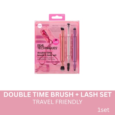 REAL TECHNIQUES REAL TECHNIQUES Double Time Brush + Lash Set