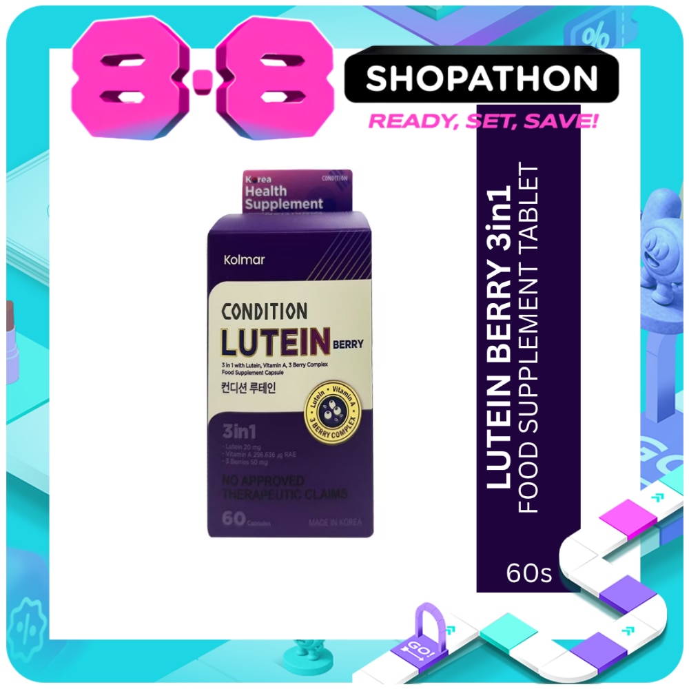 CONDITION Kolmar Lutein Berry Healthcare 3in1 60 Tablets image