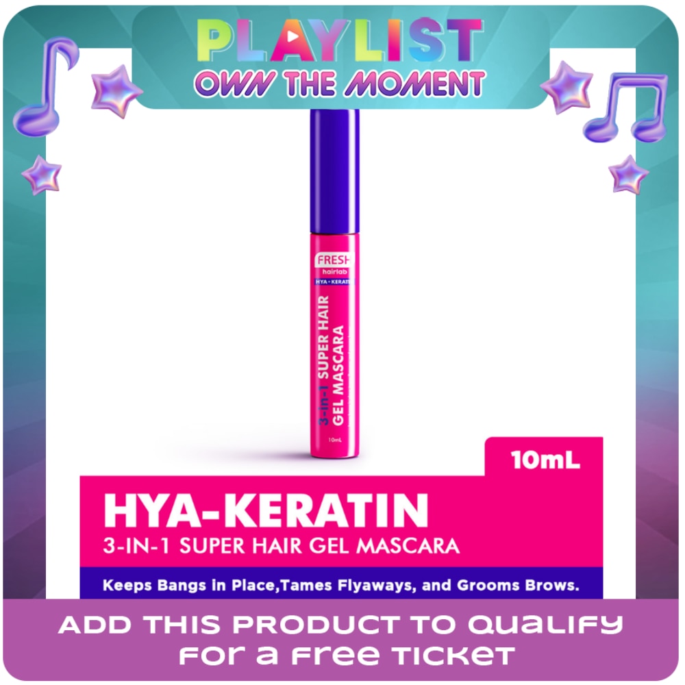 FRESH Hairlab Hya + Keratin 3 in 1 Super Hair Gel Mascara 10ml
