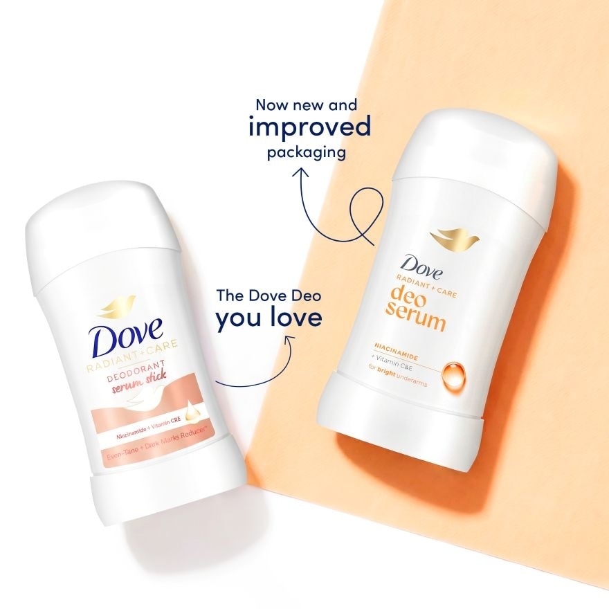 DOVE Radiant + Care Deodorant Serum Stick 40g image