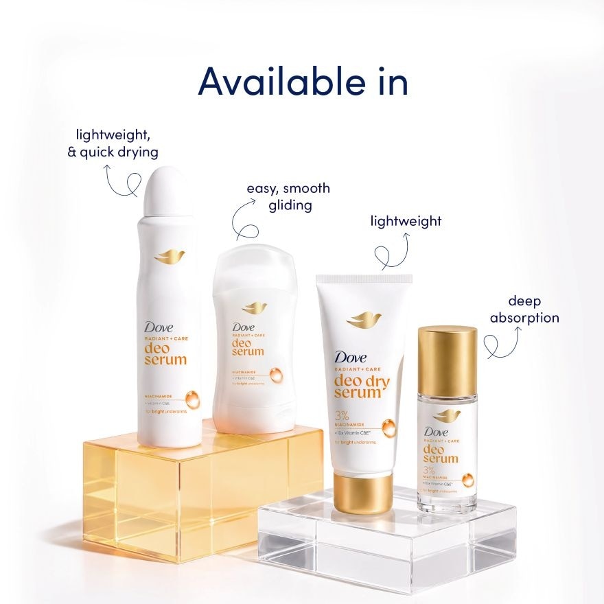 DOVE Radiant + Care Deodorant Serum Stick 40g image