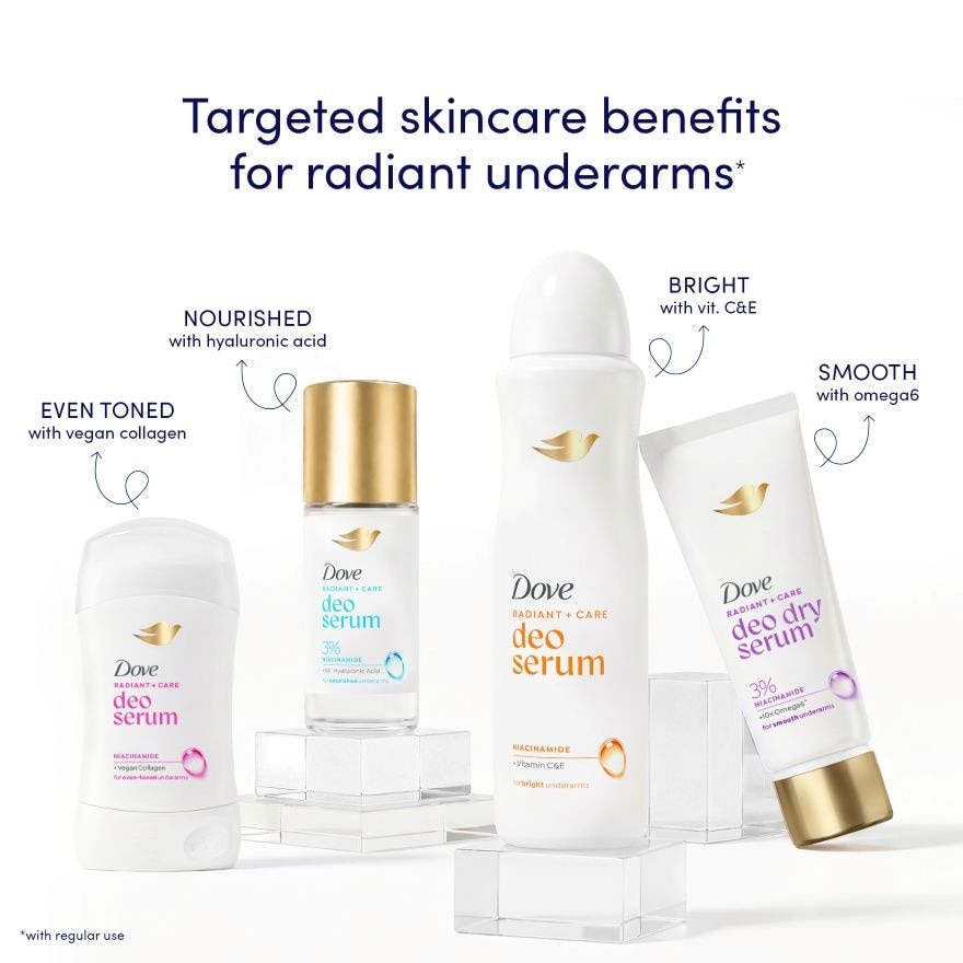 DOVE Radiant + Care Deodorant Serum Stick 40g image