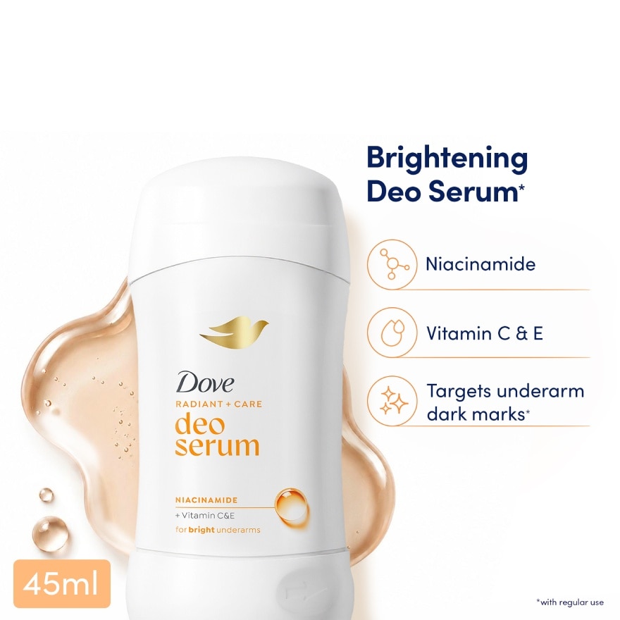 DOVE Radiant + Care Deodorant Serum Stick 40g image